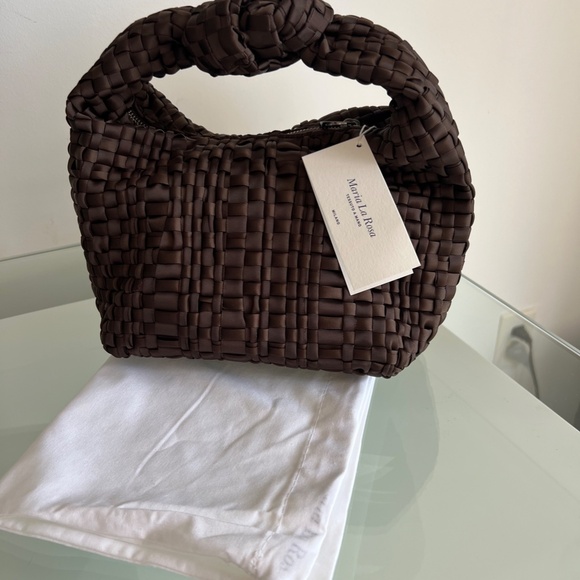 MARIA LA ROSA Mini Datolite Dark Brown Bag - Picture 10 of 13